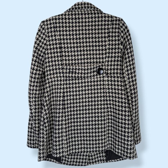 Costa Blanca Wool Blend Houndstooth Coat - Picture 7 of 8